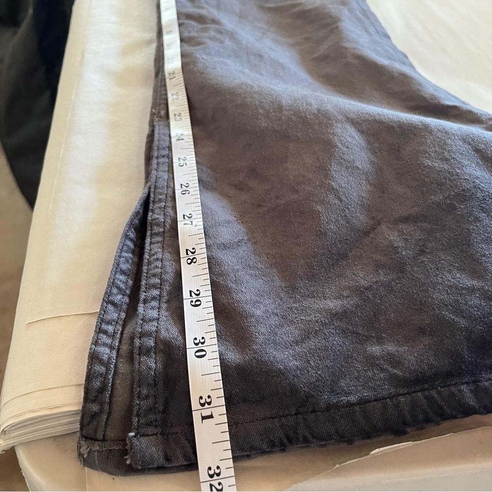 Citizens Of Humanity Charcoal Velvet Georgia Bootcut Flare Pants - Picture 16 of 16